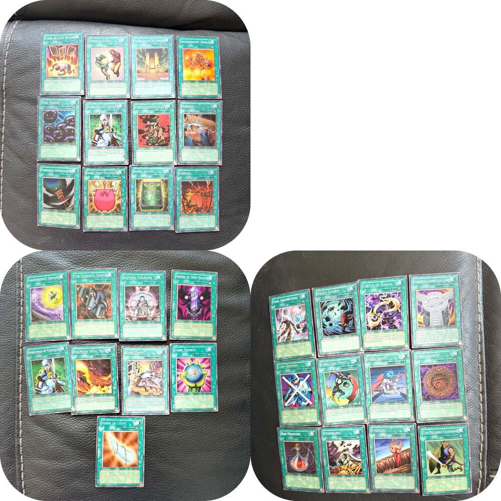 Vintage Yu-Gi-Oh! Card Collection Lot – 100+ Cards – Monsters, Spells & Traps